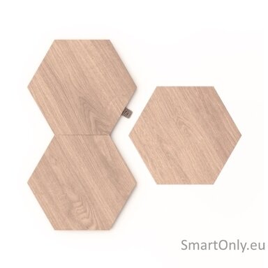 Nanoleaf Elements Wood Look Hexagons Expansion Pack (3 panels)
