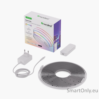Nanoleaf Essentials Matter Smart Addressable Multicolour HD Lightstrip 5m 300 LEDs|Nanoleaf Nanoleaf Essentials Matter Smart Addressable Multicolour HD Lightstrip 5m 300 LEDs|Nanoleaf