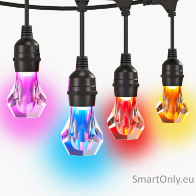 Nanoleaf Essentials Matter Smart Multicolour Outdoor String Lights Starter Kit 30m|Nanoleaf Nanoleaf Essentials Matter Smart Multicolour Outdoor String Lights Starter Kit 30m|Nanoleaf