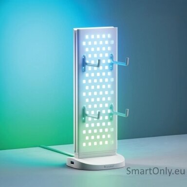 Nanoleaf Pegboard Desk Dock, White | 15 W | RGB Nanoleaf Pegboard Desk Dock, White | 15 W | RGB