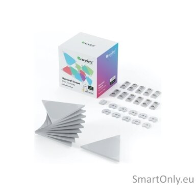 Nanoleaf Shapes Black Mini Triangles Expansion Pack (10 panels) Nanoleaf Shapes Black Mini Triangles Expansion Pack (10 panels)