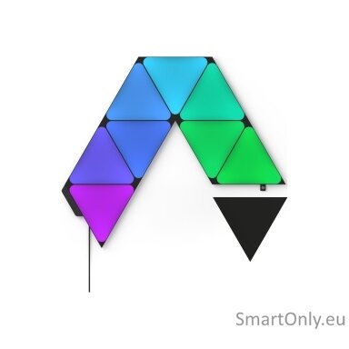 Nanoleaf | Shapes Black Triangles Starter Kit (9 panels) | 42 W | WiFi Nanoleaf | Shapes Black Triangles Starter Kit (9 panels) | 42 W | WiFi