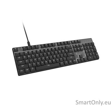 Natec Amberjack | Keyboard | Wired | US | Linear | White backlight, Hot-swappable switches, Anti-ghosting, Built-in memory, Macro recording | Black/Gray Natec Amberjack | Keyboard | Wired | US | Linear | White backlight, Hot-swappable switches, Anti-ghosting, Built-in memory, Macro recording | Black/Gray
