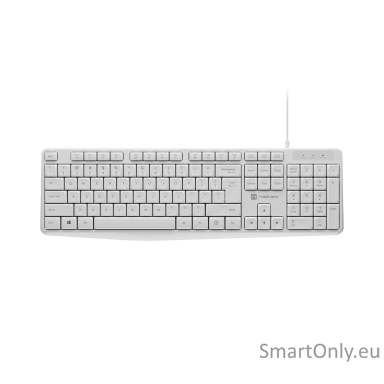 Natec | Keyboard | Nautilus NKL-1951 | Keyboard | Wired | US | White