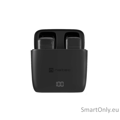 Natec | Microphone | NMI-2253 | Wireless | Black Natec | Microphone | NMI-2253 | Wireless | Black