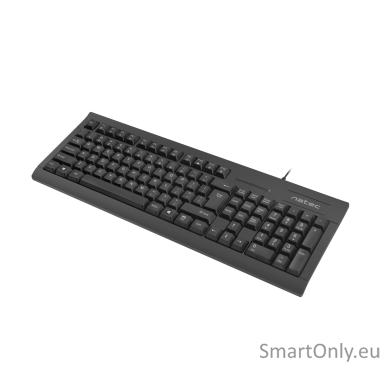 Natec | Moray | Keyboard with Smart ID card reader | Wired | US | Black Natec | Moray | Keyboard with Smart ID card reader | Wired | US | Black