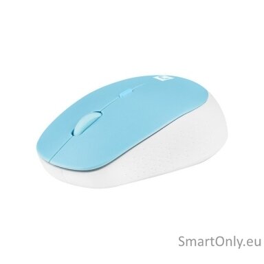 Natec Mouse Harrier 2 Wireless White/Blue Bluetooth Natec Mouse Harrier 2 Wireless White/Blue Bluetooth