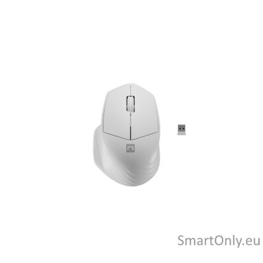Natec | Mouse | Siskin 2 | Wireless | USB Type-A | White