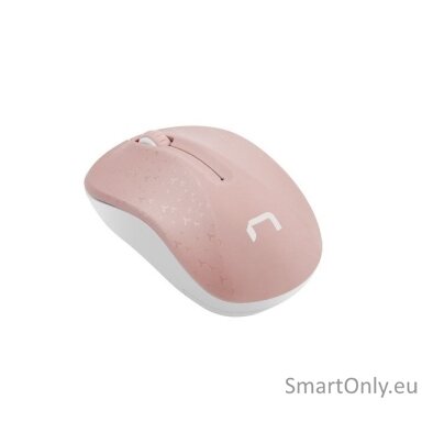 Natec Mouse, Toucan, Wireless, 1600 DPI, Optical, Pink-White Natec Mouse Pink/White Wireless Natec Mouse, Toucan, Wireless, 1600 DPI, Optical, Pink-White Natec Mouse Pink/White Wireless