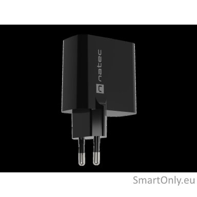 Natec Ribera USB Charger, 1x USB-A, 1x USB-C, 45 W | NUC-2143