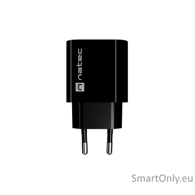 Natec Ribera USB Charger 1X USB-C 20W, Black