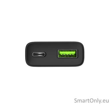 Natec Ribera USB Charger Gan Slim USB 1X USB-A + 1X USB-C 20W | NUC-2377