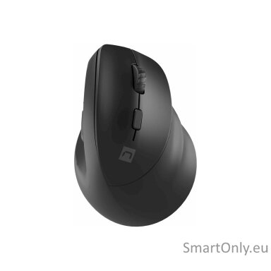 Natec Vertical Mouse Crake 2 Vertical Mouse Bluetooth, 2.4GHz Wireless Black