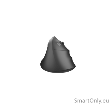 Natec Vertical Mouse Crake 2 Vertical Mouse Bluetooth, 2.4GHz Wireless Black