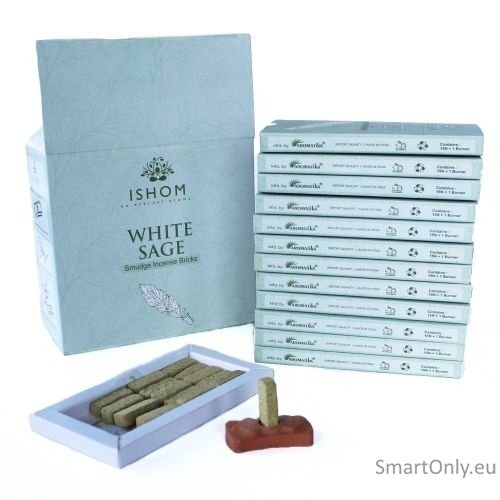 Natūralūs smilkalai ir laikiklis - White Sage 2 Natūralūs smilkalai ir laikiklis - White Sage 2
