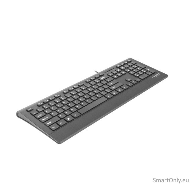 Natec Keyboard, Barracuda, US Layout, Slim Natec Keyboard Barracuda Standard Wired US 529 g Black 3 Natec Keyboard, Barracuda, US Layout, Slim Natec Keyboard Barracuda Standard Wired US 529 g Black 3