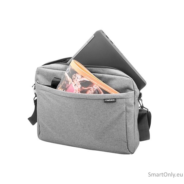 Natec Laptop Bag, Mustela, 15.6", Grey 4