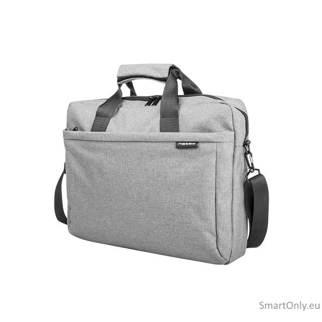 Natec Laptop Bag, Mustela, 15.6", Grey