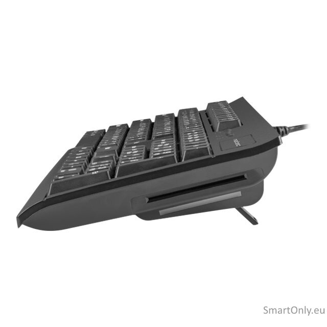 Natec | Moray | Keyboard with Smart ID card reader | Wired | US | Black 7