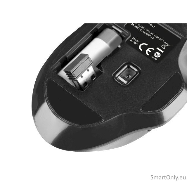 Natec Mouse, BlackBird 2, Silent, Wireless, 1600 DPI, Optical, Black Natec Mouse Black/Gray Wireless 4 Natec Mouse, BlackBird 2, Silent, Wireless, 1600 DPI, Optical, Black Natec Mouse Black/Gray Wireless 4
