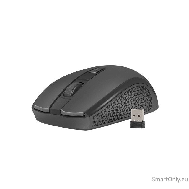 Natec Mouse, Jay 2, Wireless, 1600 DPI, Optical, Black Natec Mouse Black Wireless 4