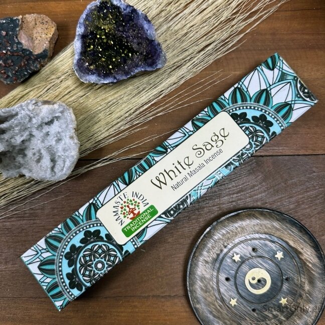 Namaste Mandala Masala smilkalai - Baltasis šalavijas Orkay 1 Namaste Mandala Masala smilkalai - Baltasis šalavijas Orkay 1