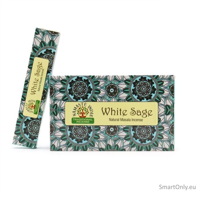 Namaste Mandala Masala smilkalai - Baltasis šalavijas Orkay 5 Namaste Mandala Masala smilkalai - Baltasis šalavijas Orkay 5