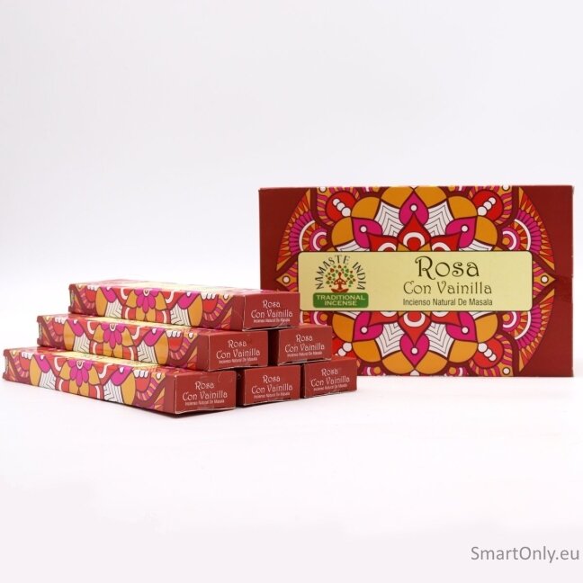 Namaste Mandala Masala smilkalai - Rožė su vanile Orkay 5 Namaste Mandala Masala smilkalai - Rožė su vanile Orkay 5