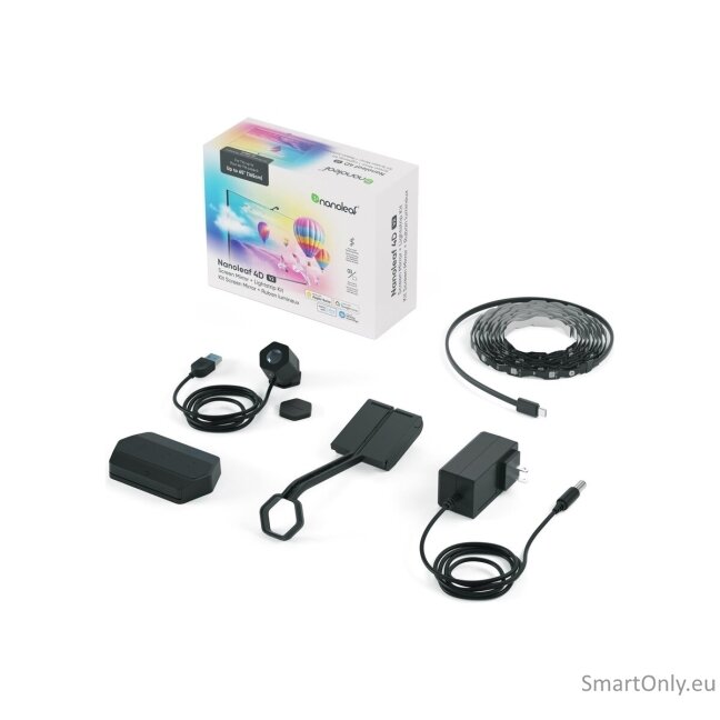 Nanoleaf 4D V2 TV Screen Mirror + Light Strips Kit (for TV & Monitor up to 65'')|Nanoleaf 7