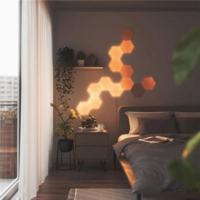 Nanoleaf Elements Wood Look Hexagons Expansion Pack (3 panels) 4 Nanoleaf Elements Wood Look Hexagons Expansion Pack (3 panels) 4