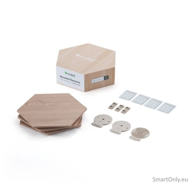 Nanoleaf Elements Wood Look Hexagons Expansion Pack (3 panels) Nanoleaf Elements Wood Look Hexagons Expansion Pack (3 panels)