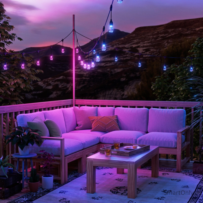 Nanoleaf Essentials Matter Smart Multicolour Outdoor String Lights Starter Kit 30m|Nanoleaf 3 Nanoleaf Essentials Matter Smart Multicolour Outdoor String Lights Starter Kit 30m|Nanoleaf 3