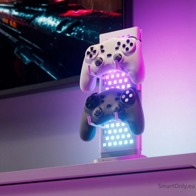 Nanoleaf Pegboard Desk Dock, White | 15 W | RGB 3 Nanoleaf Pegboard Desk Dock, White | 15 W | RGB 3