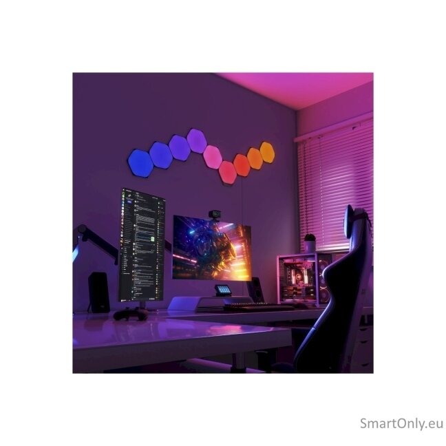 Nanoleaf Shapes Black Hexagon Expansion pack (3 panels) 6