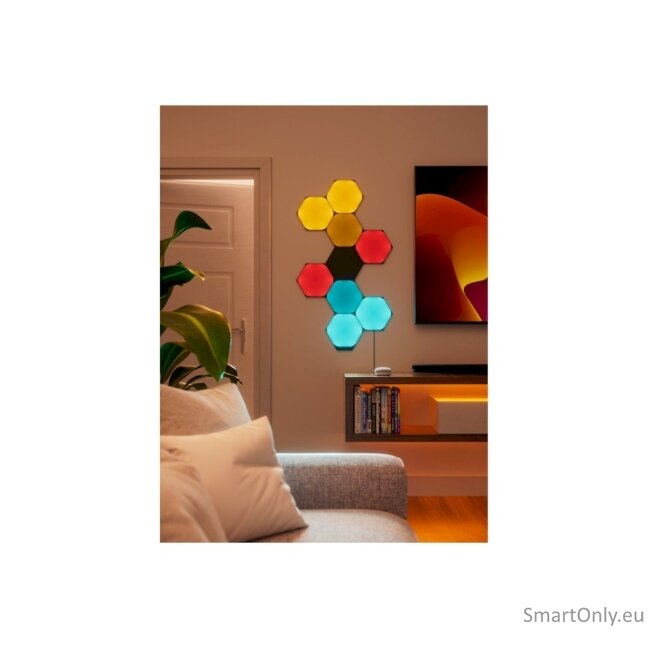Nanoleaf Shapes Black Hexagons Starter Kit (9 panels) 4 Nanoleaf Shapes Black Hexagons Starter Kit (9 panels) 4
