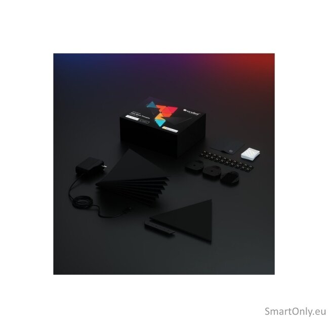 Nanoleaf | Shapes Black Triangles Starter Kit (9 panels) | 42 W | WiFi 2 Nanoleaf | Shapes Black Triangles Starter Kit (9 panels) | 42 W | WiFi 2