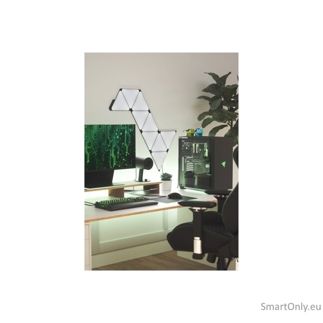 Nanoleaf | Shapes Black Triangles Starter Kit (9 panels) | 42 W | WiFi 9 Nanoleaf | Shapes Black Triangles Starter Kit (9 panels) | 42 W | WiFi 9