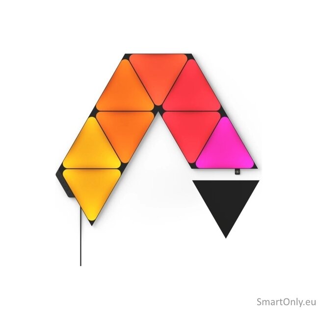 Nanoleaf | Shapes Black Triangles Starter Kit (9 panels) | 42 W | WiFi Nanoleaf | Shapes Black Triangles Starter Kit (9 panels) | 42 W | WiFi