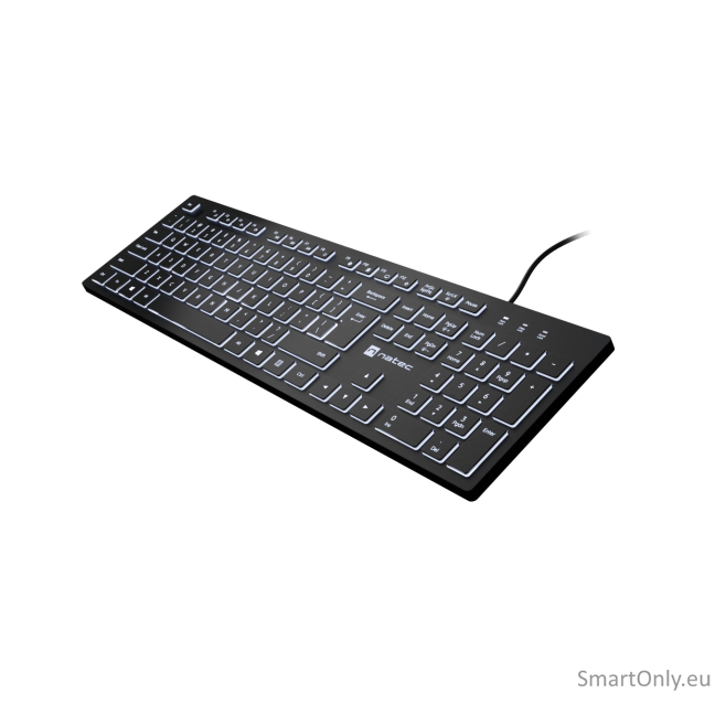 Natec | Herring Glow | Keyboard | Wired | US | Black 3 Natec | Herring Glow | Keyboard | Wired | US | Black 3