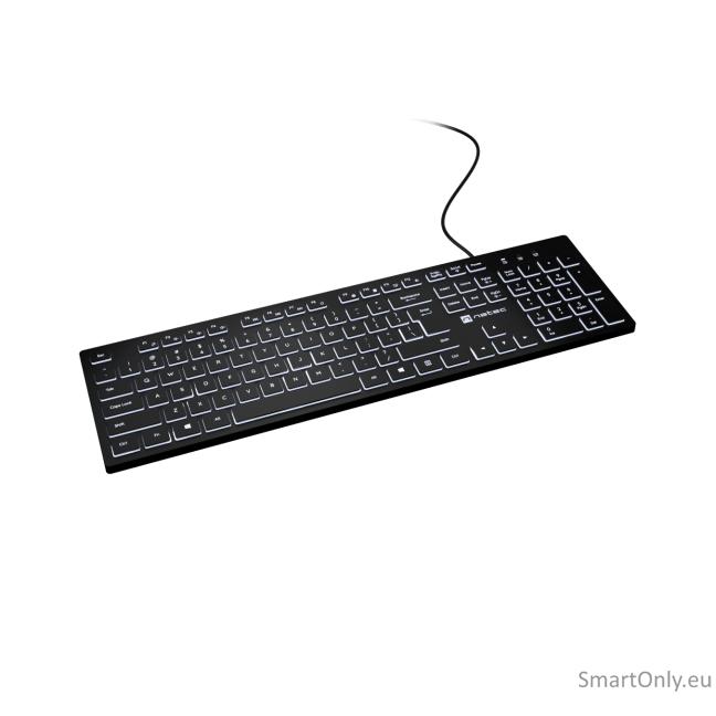 Natec | Herring Glow | Keyboard | Wired | US | Black 4 Natec | Herring Glow | Keyboard | Wired | US | Black 4