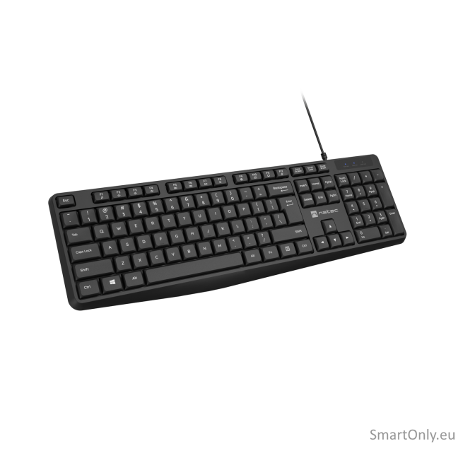 Natec | Keyboard | Nautilus NKL-1950 | Keyboard | Wired | US | Black 1 Natec | Keyboard | Nautilus NKL-1950 | Keyboard | Wired | US | Black 1