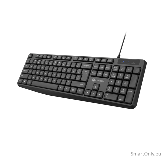 Natec | Keyboard | Nautilus NKL-1950 | Keyboard | Wired | US | Black 2