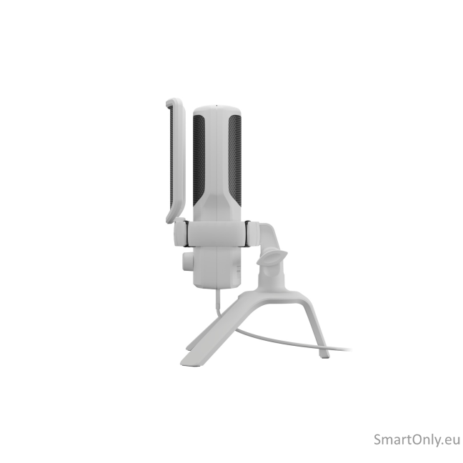 Natec | Microphone | GENESIS Radium 250 | Built-in microphone | Wired | White 4 Natec | Microphone | GENESIS Radium 250 | Built-in microphone | Wired | White 4