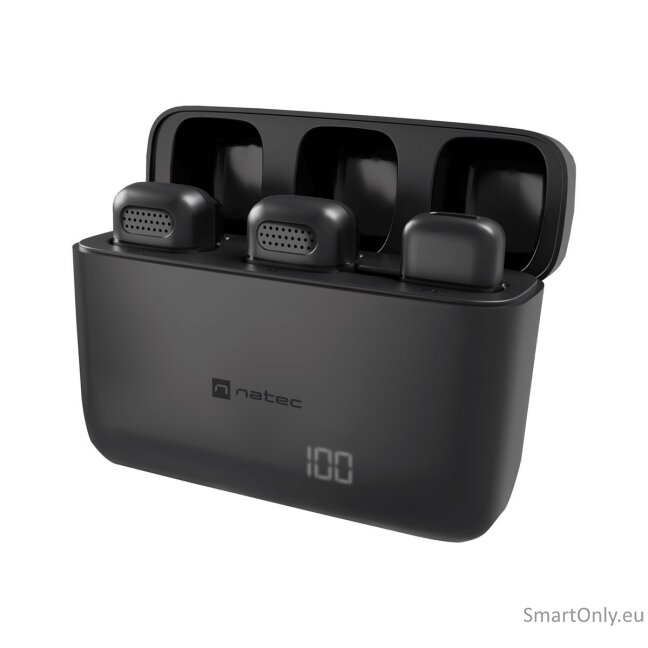 Natec | Microphone | NMI-2254 | Built-in microphone | Wireless | Black 5 Natec | Microphone | NMI-2254 | Built-in microphone | Wireless | Black 5