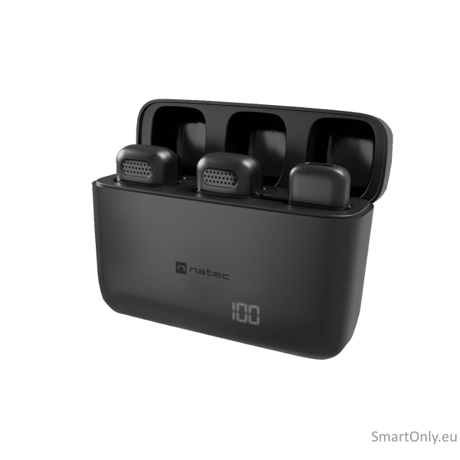 Natec | Microphone | NMI-2254 | Built-in microphone | Wireless | Black Natec | Microphone | NMI-2254 | Built-in microphone | Wireless | Black
