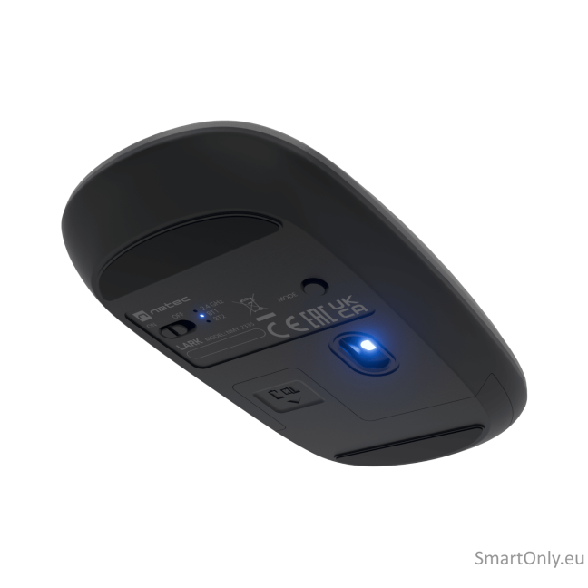Natec | Mouse | Lark | Wireless | 2.4 GHz, Bluetooth | Anthracite 5