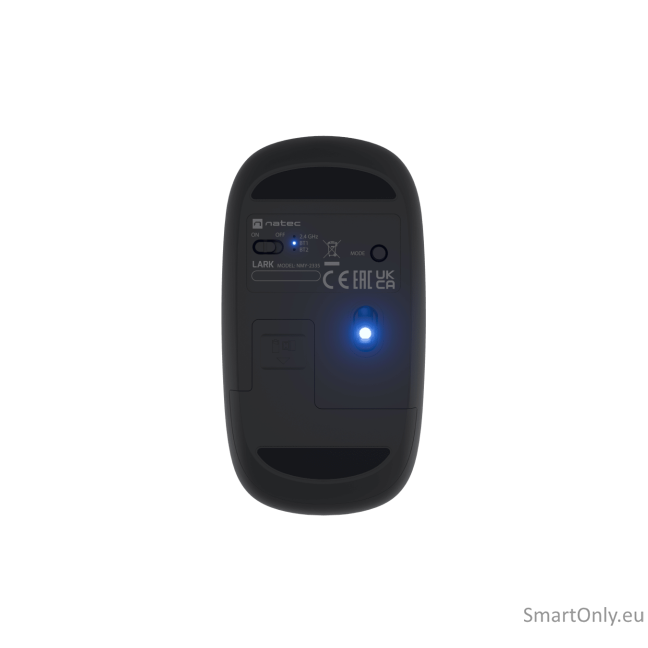 Natec | Mouse | Lark | Wireless | 2.4 GHz, Bluetooth | Anthracite 6