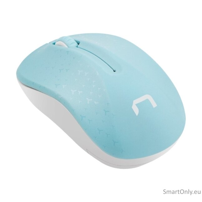 Natec Mouse, Toucan, Wireless, 1600 DPI, Optical, Blue/White | Natec | Mouse | Optical | Wireless | Blue/White 4