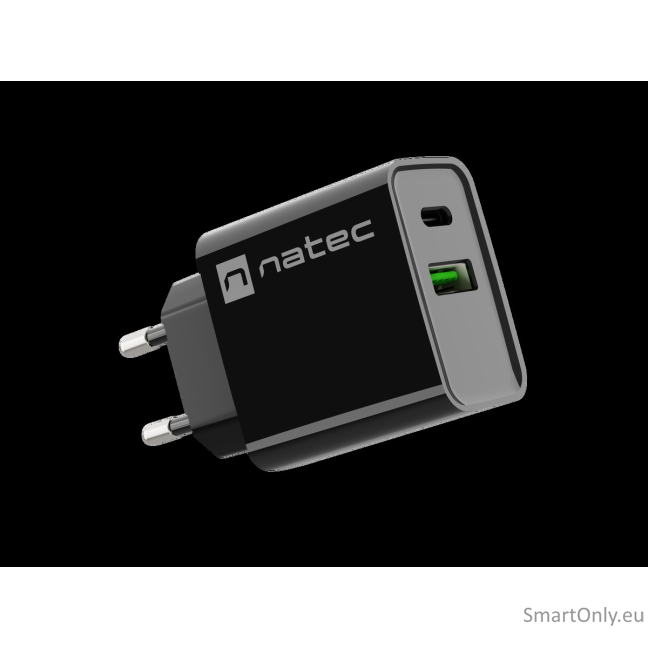 Natec Ribera USB Charger, 1xUSB-A, 1x USBD-C, 200 W | NUC-2062 2