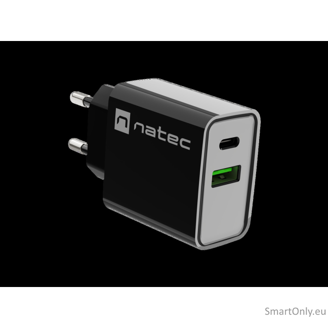 Natec Ribera USB Charger, 1xUSB-A, 1x USBD-C, 200 W | NUC-2062 5 Natec Ribera USB Charger, 1xUSB-A, 1x USBD-C, 200 W | NUC-2062 5